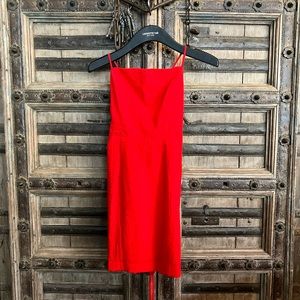BRAND NEW W/ TAG - PRINCESS POLLY RED DRESS, US 4